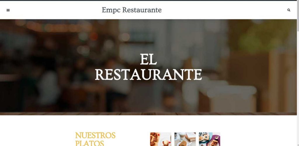 tienes ya la web de tu restaurante