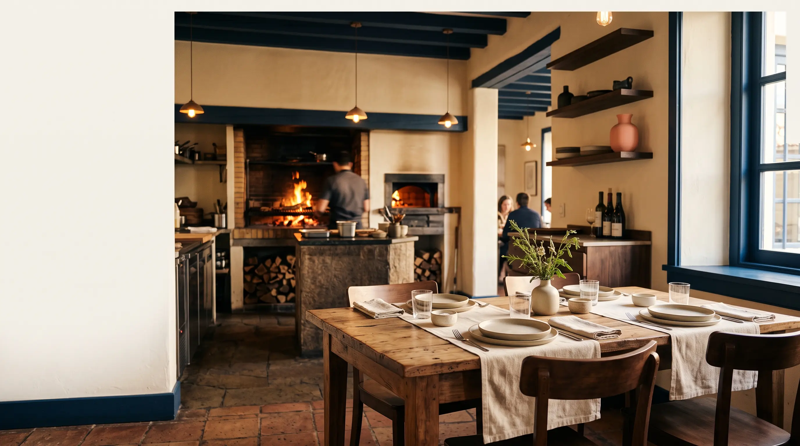 Casa Brasa, demostración ficticia de restaurante